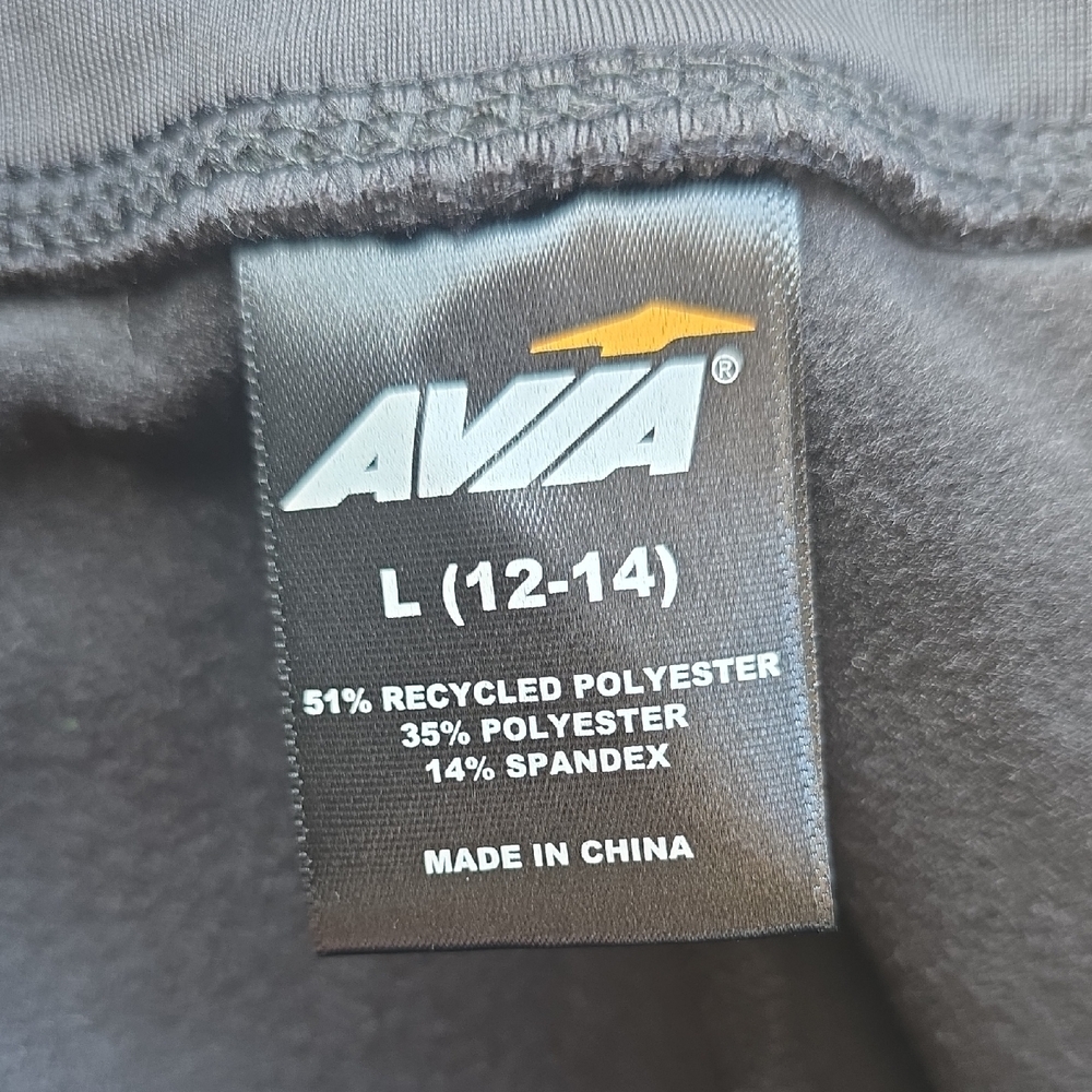 Avia Black Patterned Leggings - Picture 6 of 7